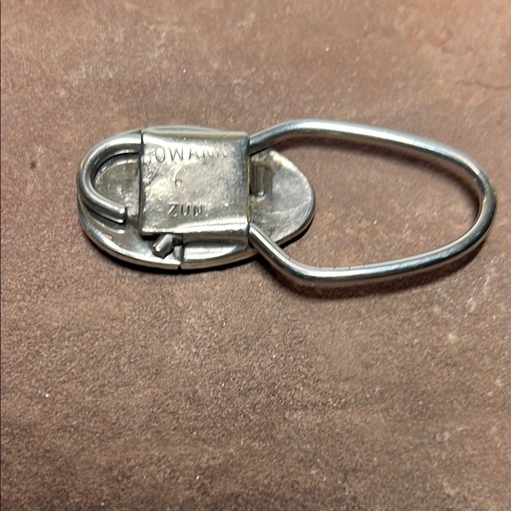 Rare Zuni Silver Multicolor Key Holder - Picture 2 of 3